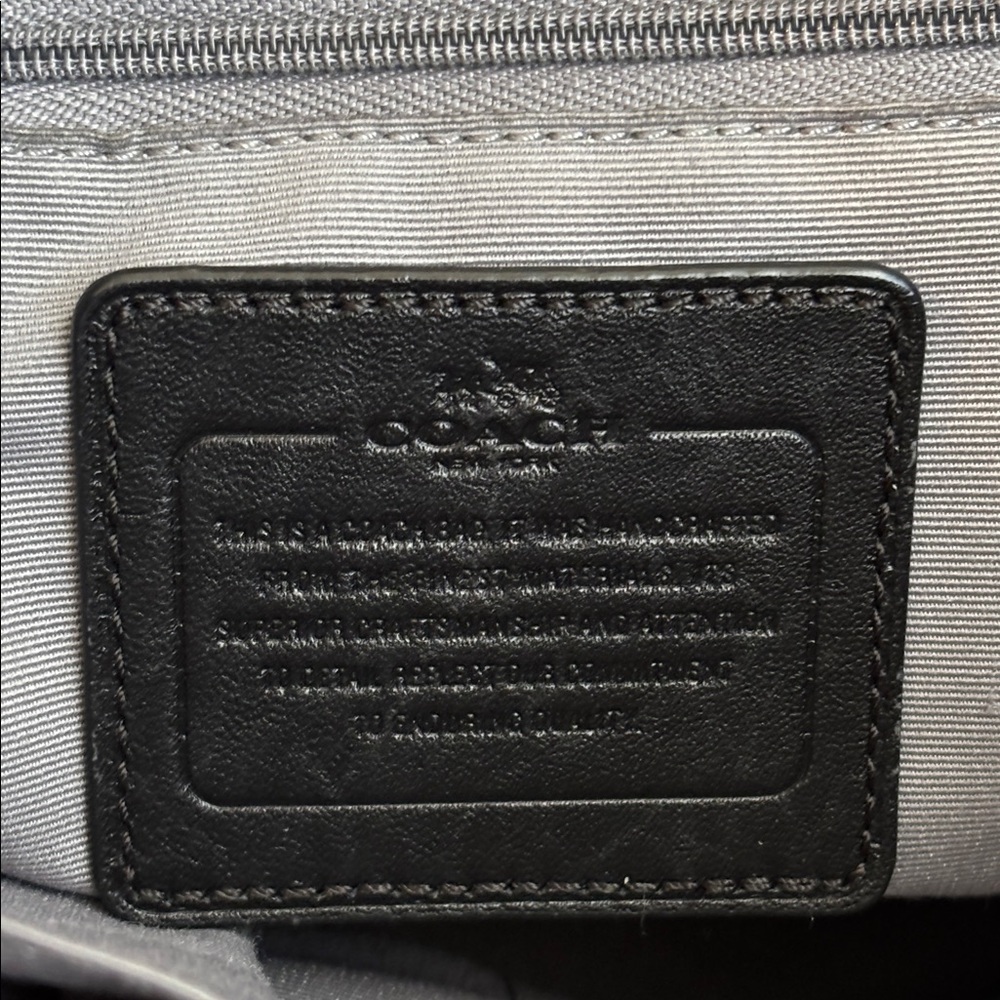 Coach Black Leather Purse - Picture 6 of 11